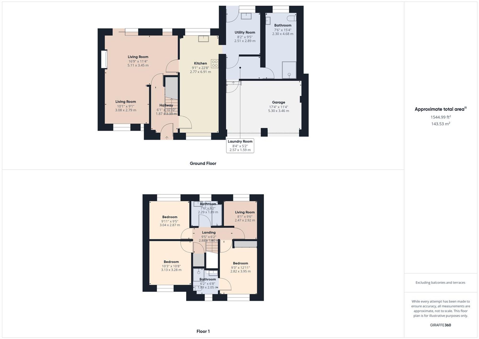 1 Collingwood Drive, Norwich floorplan