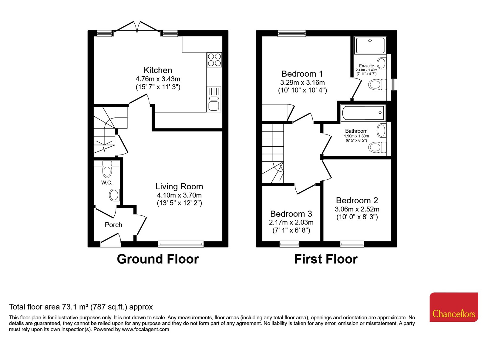 12, Monk Crescent, Oxfordshire floorplan