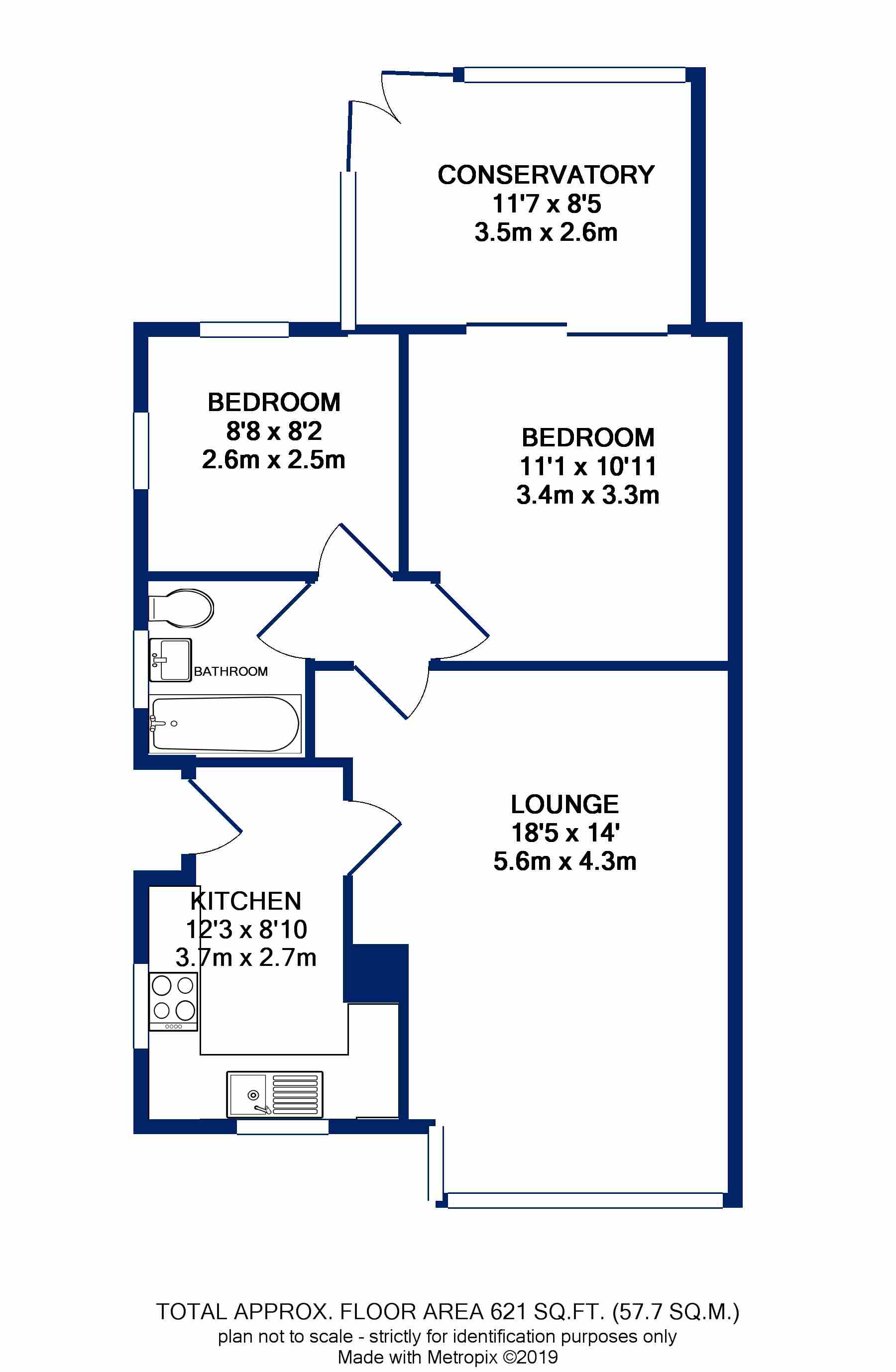 2 Bedrooms Bungalow for sale in Thornhill Drive, Walton, Wakefield, West Yorkshire WF2