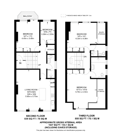 133, Fellows Road, London floorplan