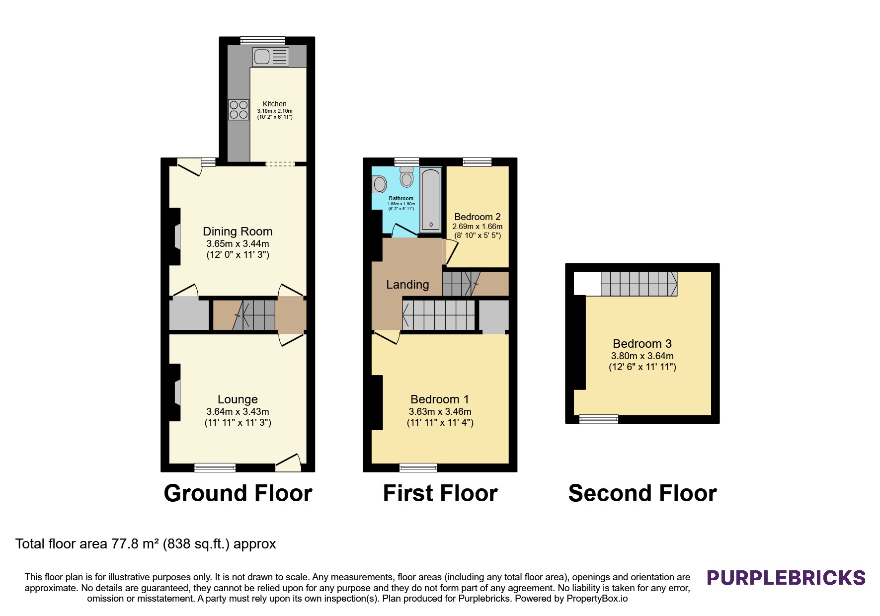 21, Morley Street, Sutton-in-Ashfield floorplan