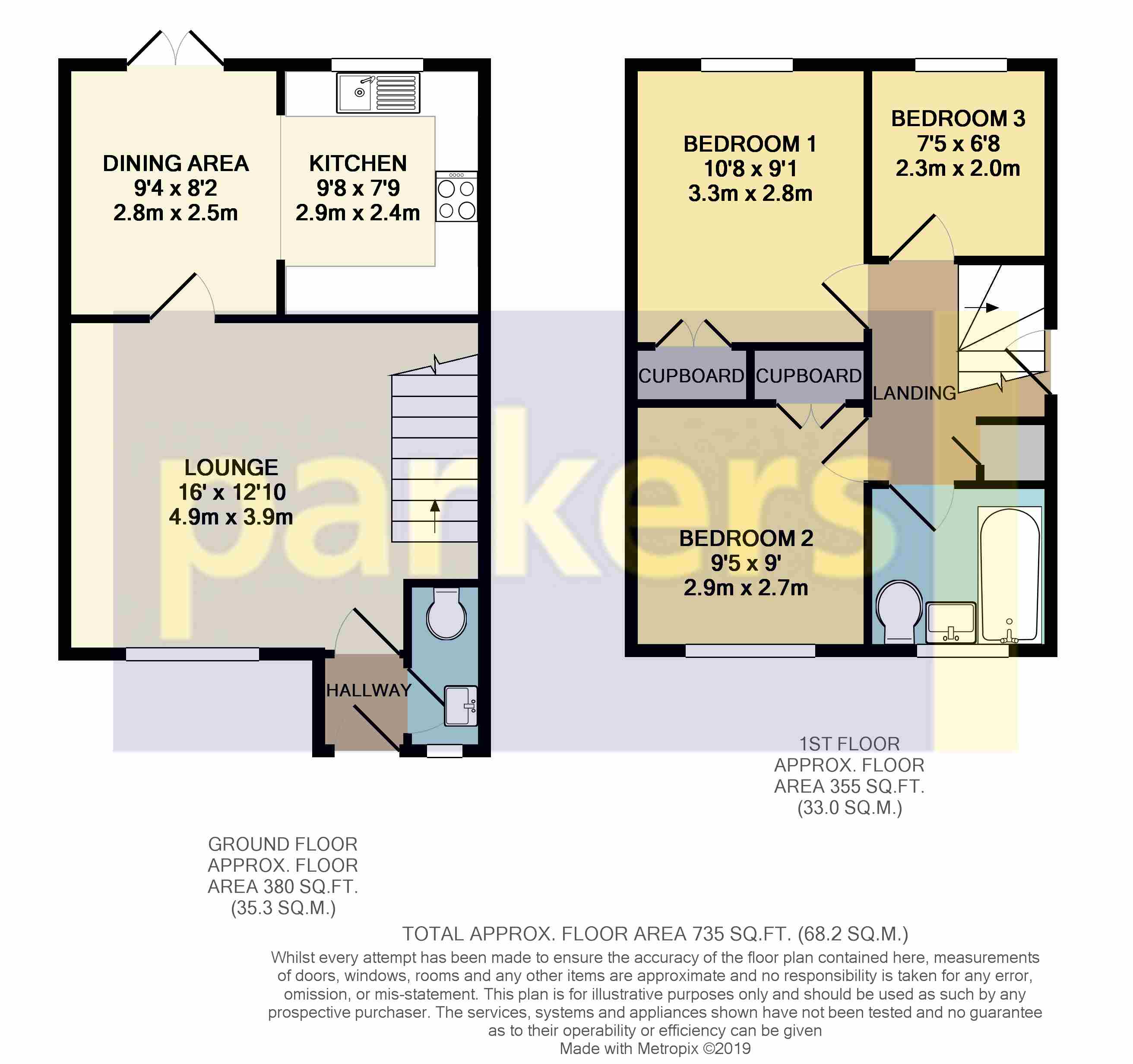 3 Bedrooms Link-detached house for sale in Ellerton Close, Theale, Reading RG7