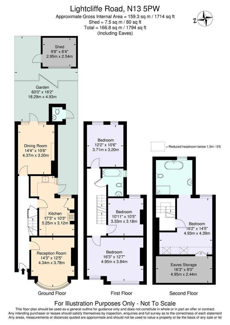 Lightcliffe Road, Palmers Green, N13 floorplan