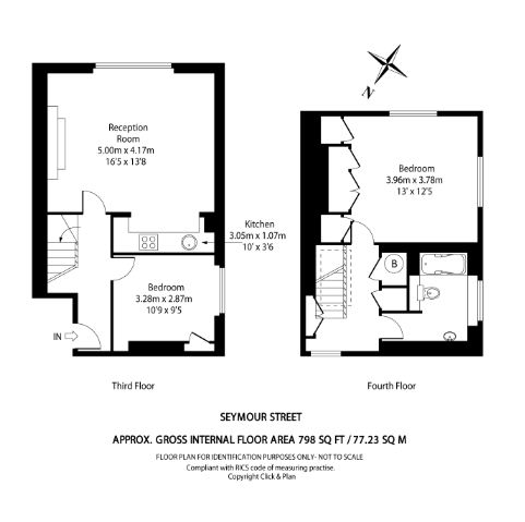 2 Bedrooms Flat to rent in Seymour Street, London W1H