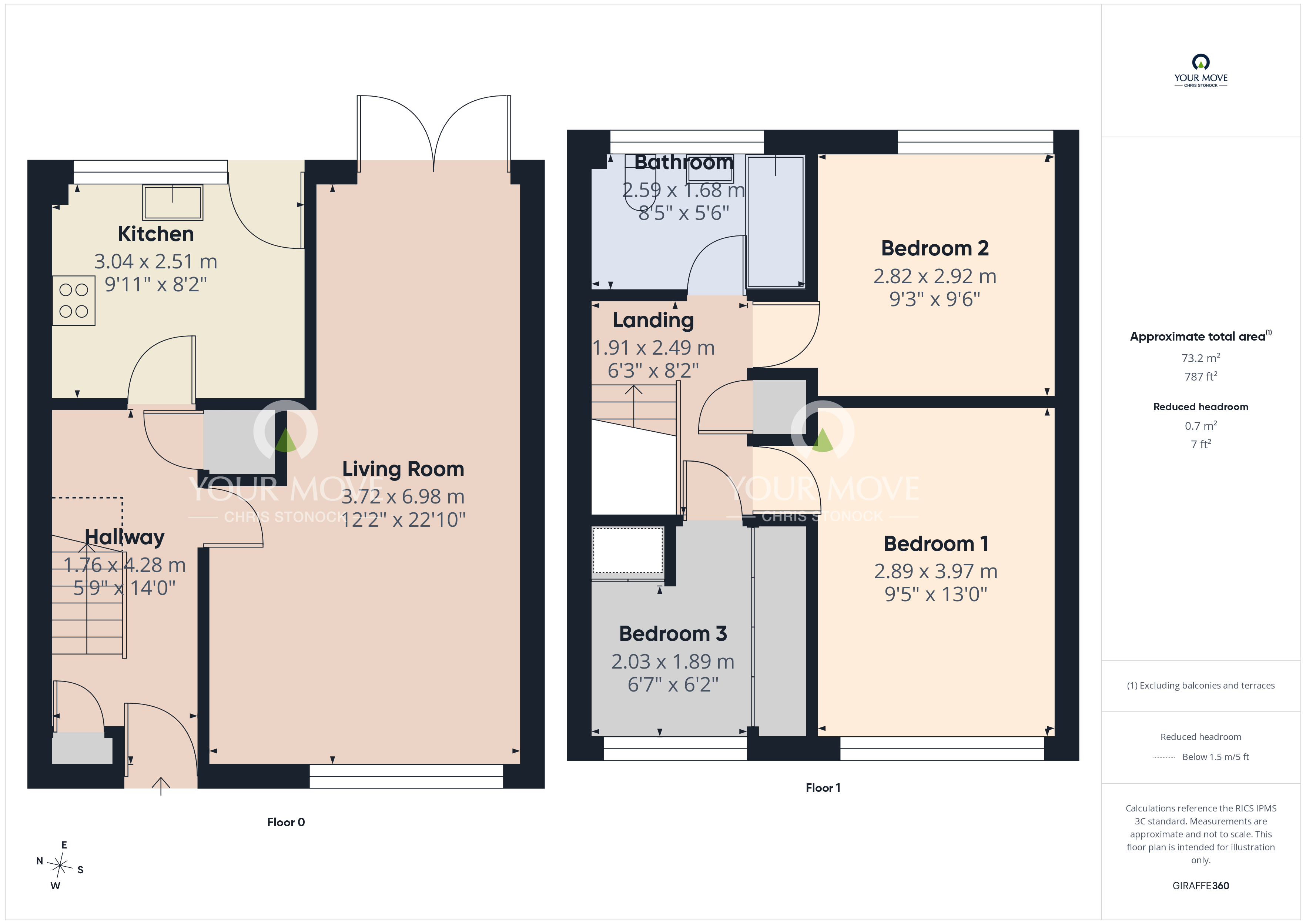 6, Brancepeth Close, Tyne and Wear floorplan