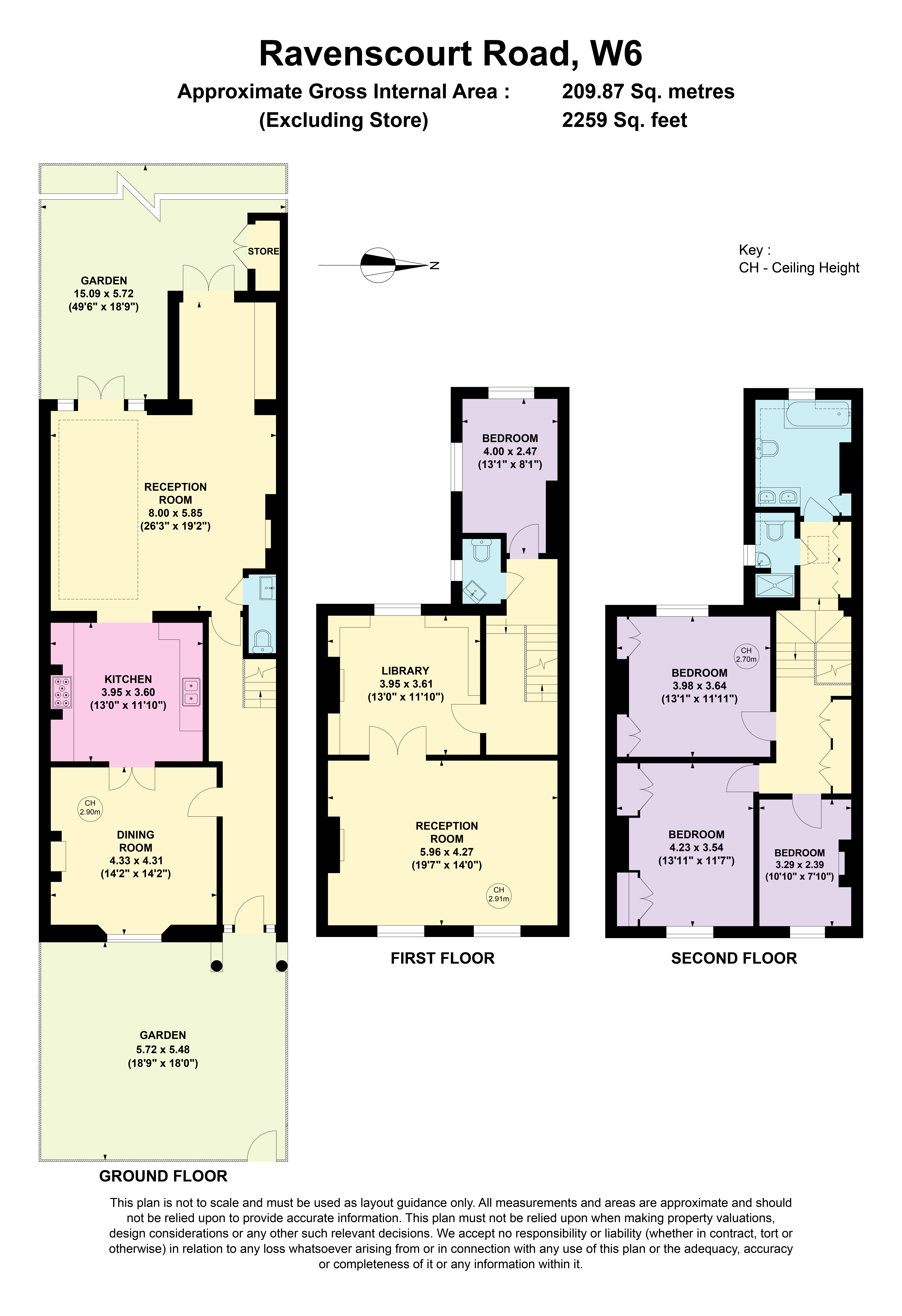 6, Ravenscourt Road, London floorplan