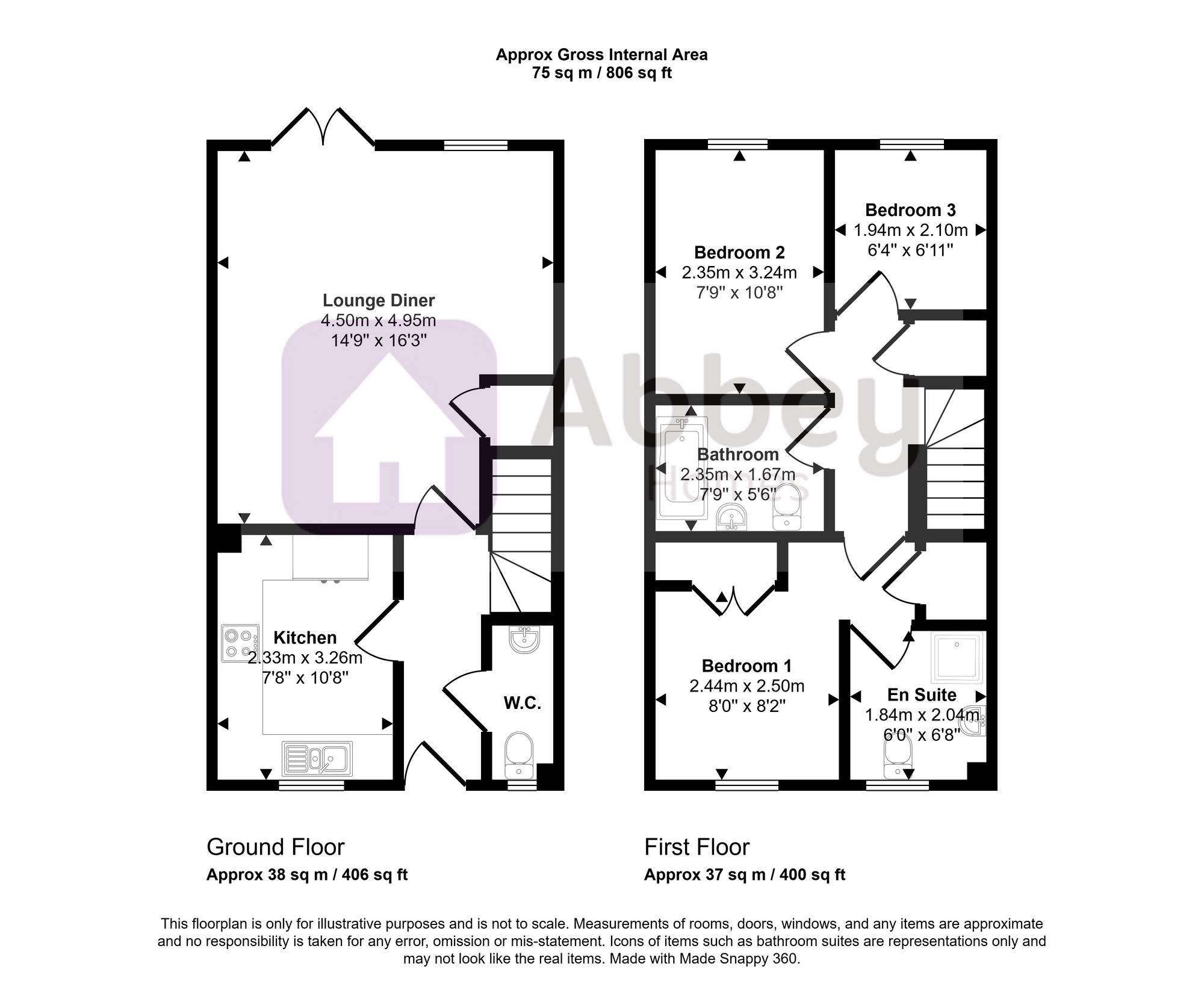 48 Garfield Park, Leicester floorplan
