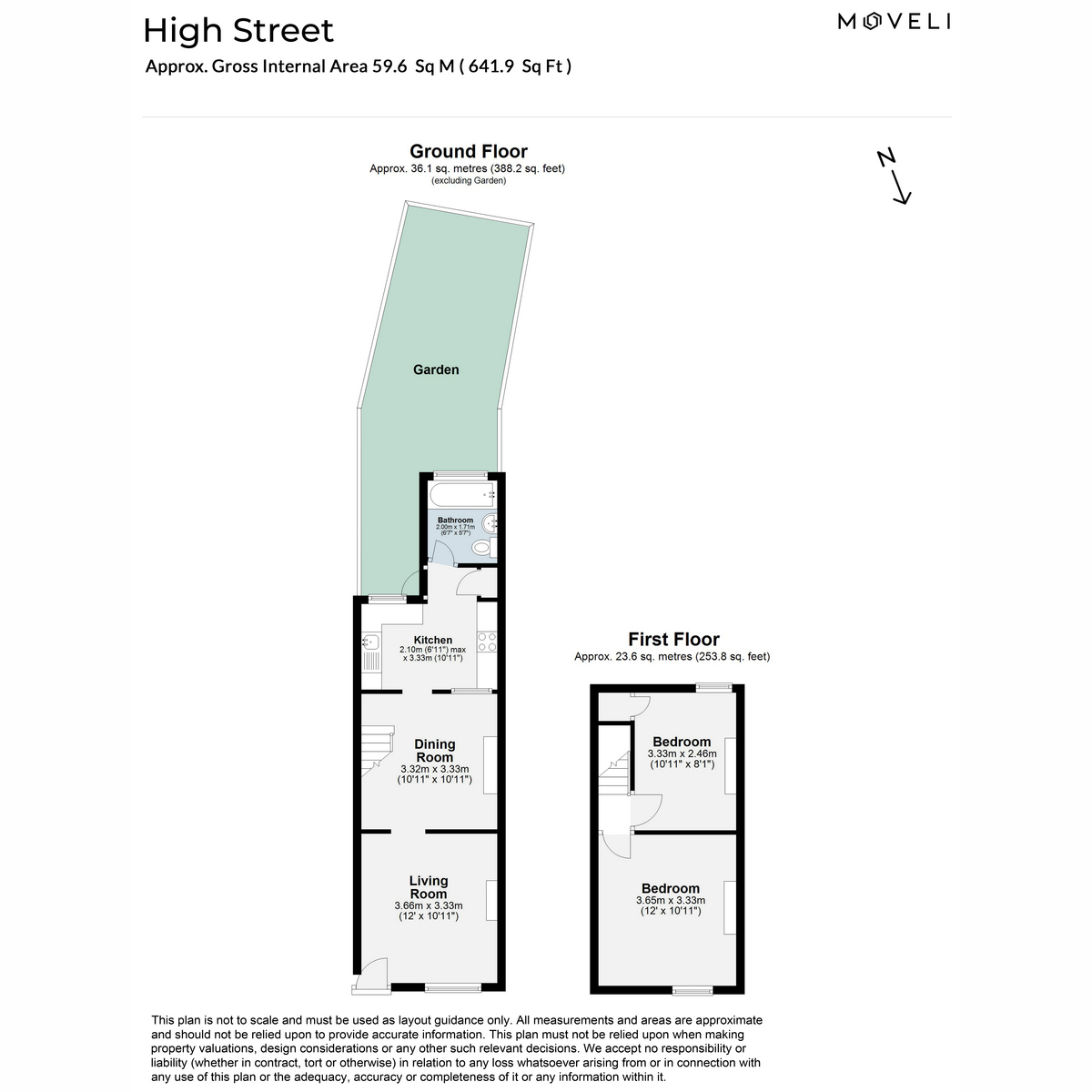 102, High Street, Farnborough floorplan