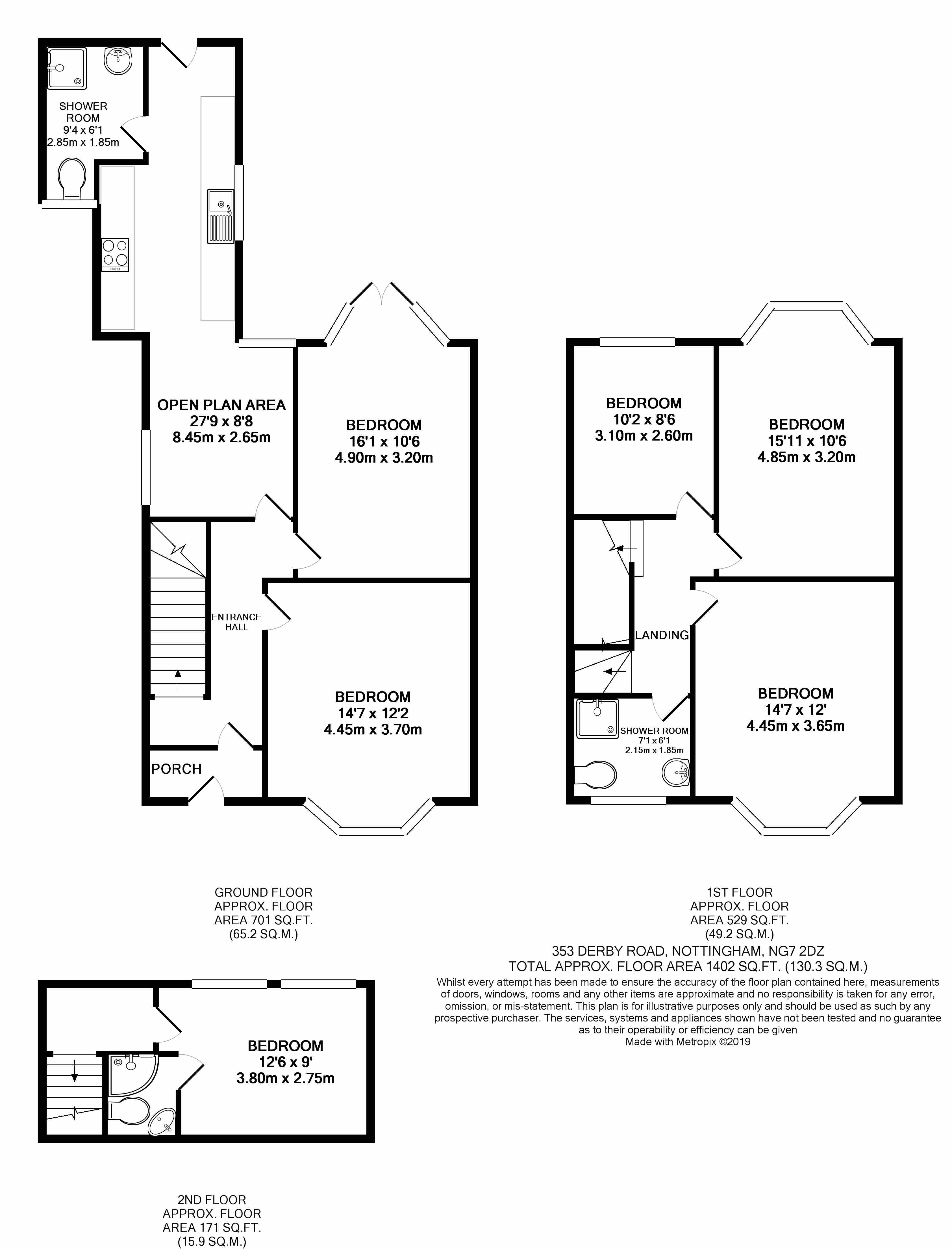 Derby Road, Nottingham floorplan