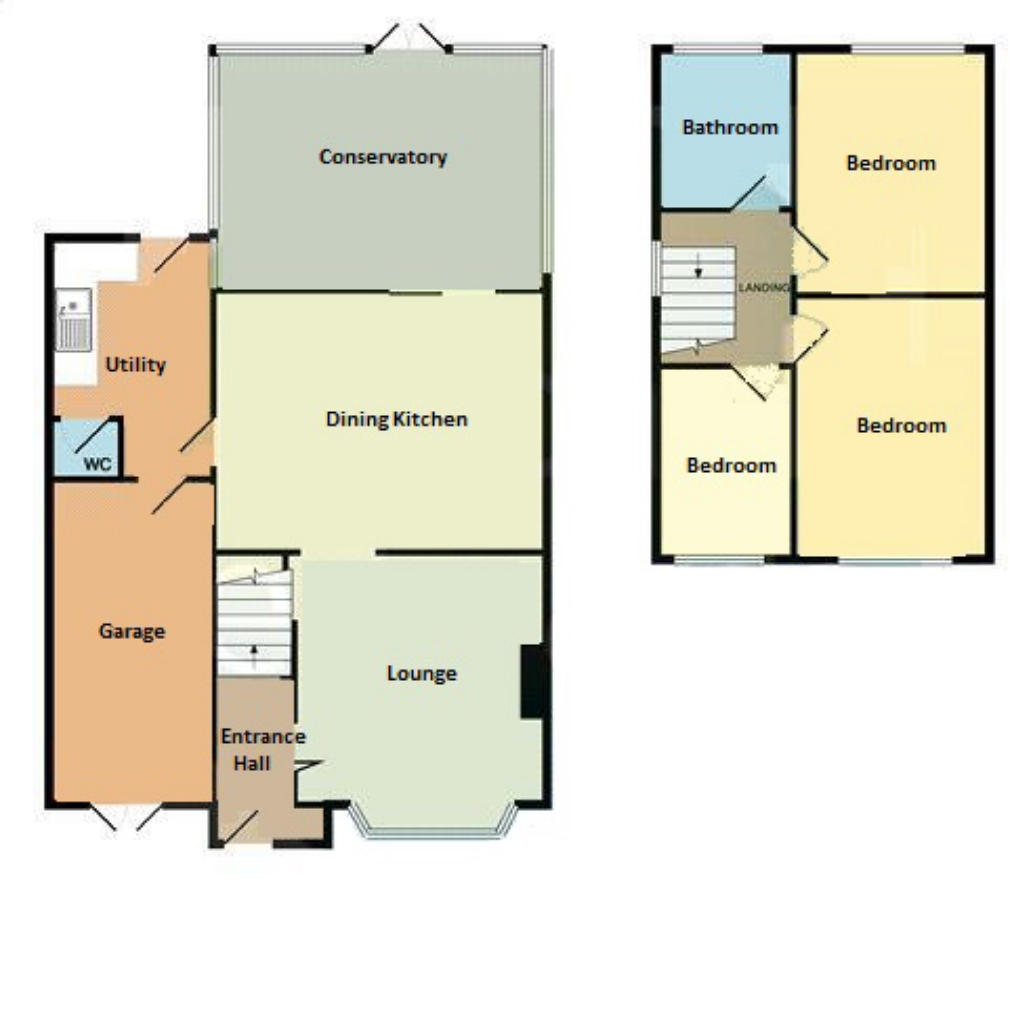 3 Bedrooms Semi-detached house for sale in Ridgeway Drive, Kirk Hallam, Derbyshire DE7