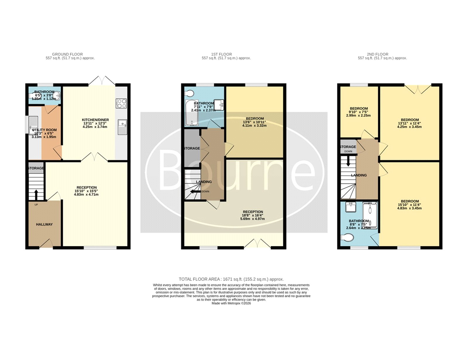 9, Sorrel Close, Farnborough floorplan