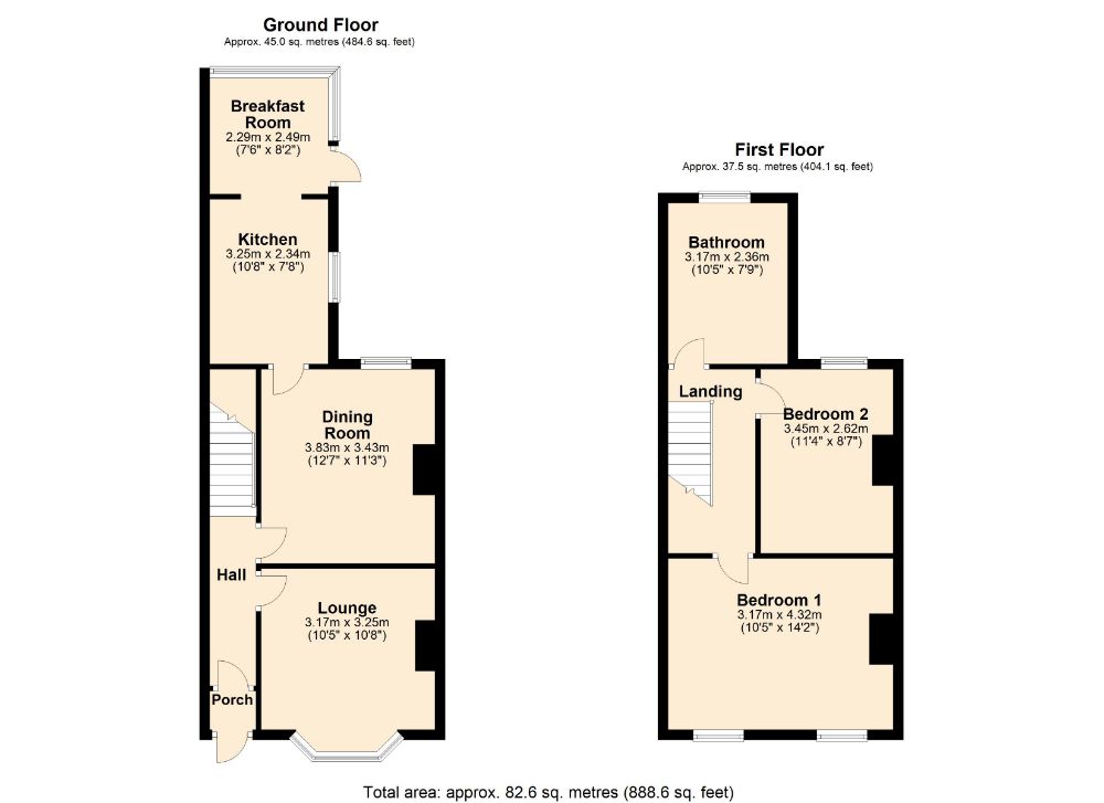 2 Bedrooms Terraced house for sale in The Banks, Long Buckby, Northampton NN6