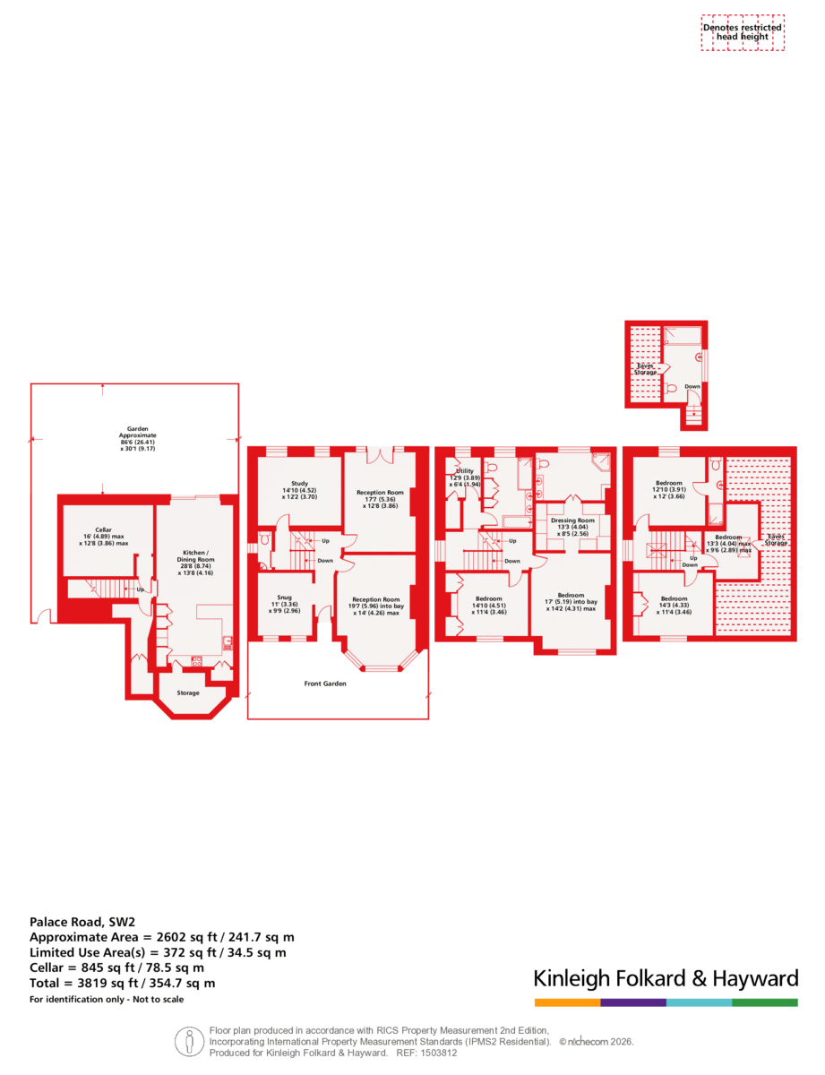 81, Palace Road, London floorplan