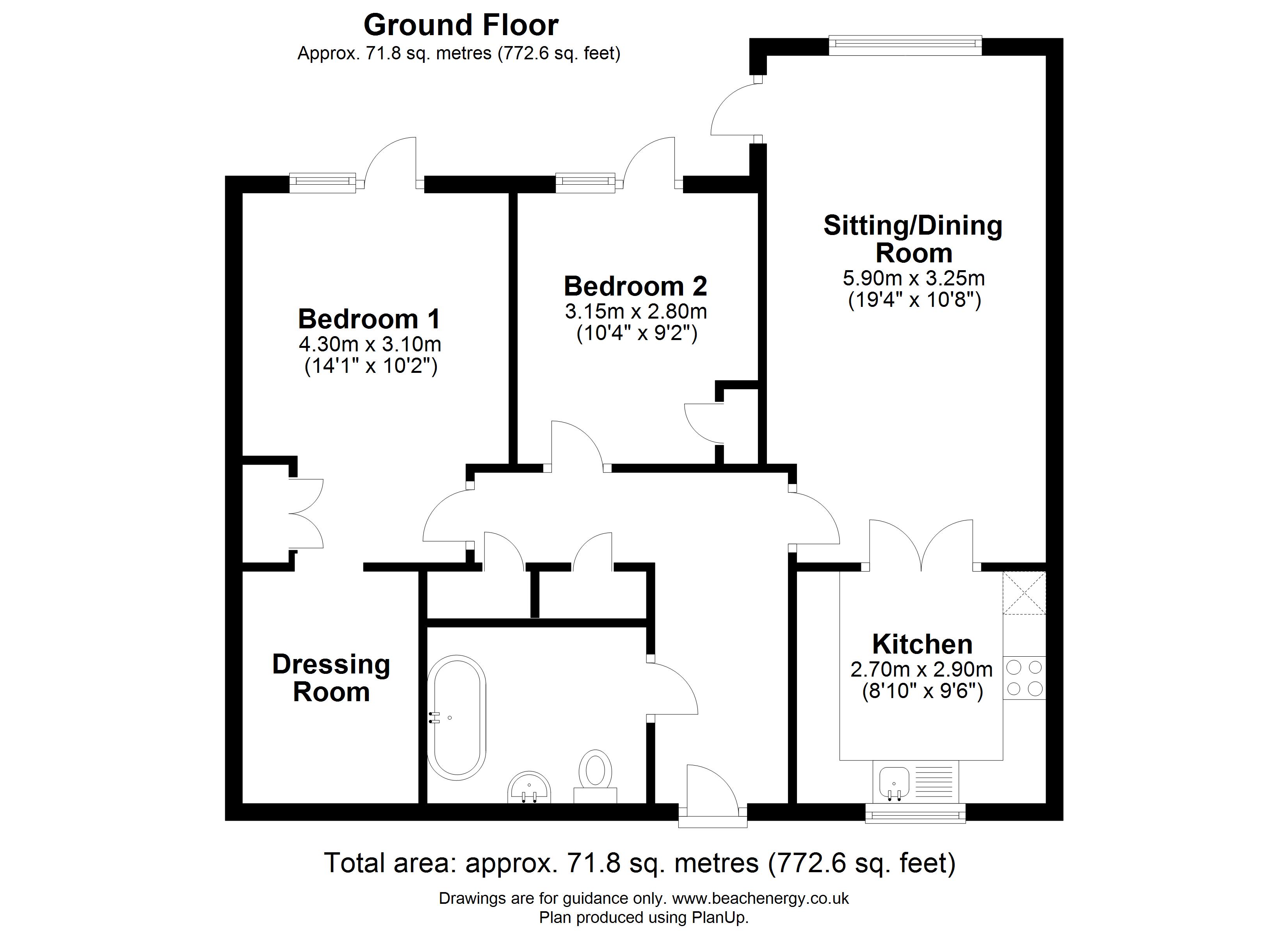 2 Bedrooms Flat for sale in Wellbrook Way, Girton, Cambridge CB3