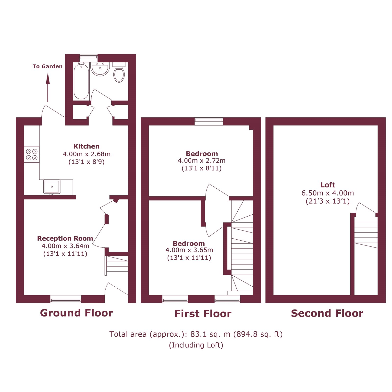 46, Helena Road, London floorplan