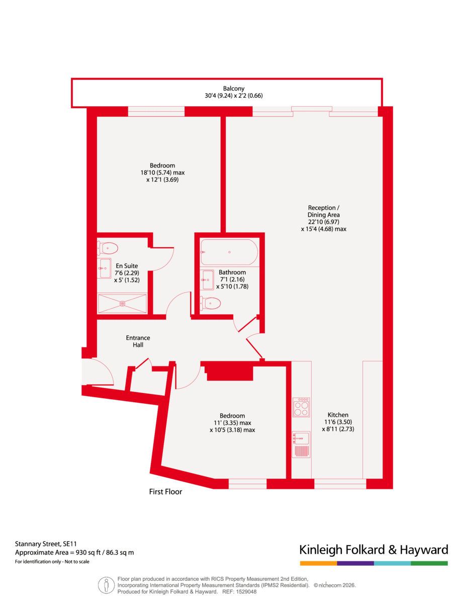 Stannary Street, London floorplan