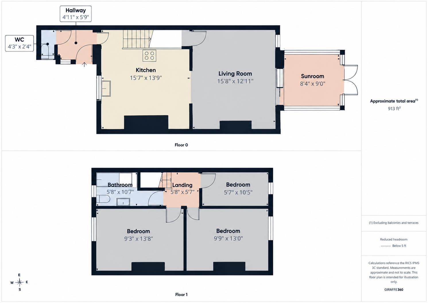 41, Denebridge Row, Ferryhill floorplan