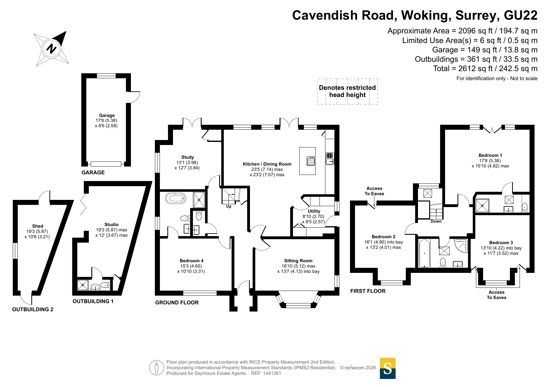 Little Dean,, Cavendish Road, Surrey floorplan