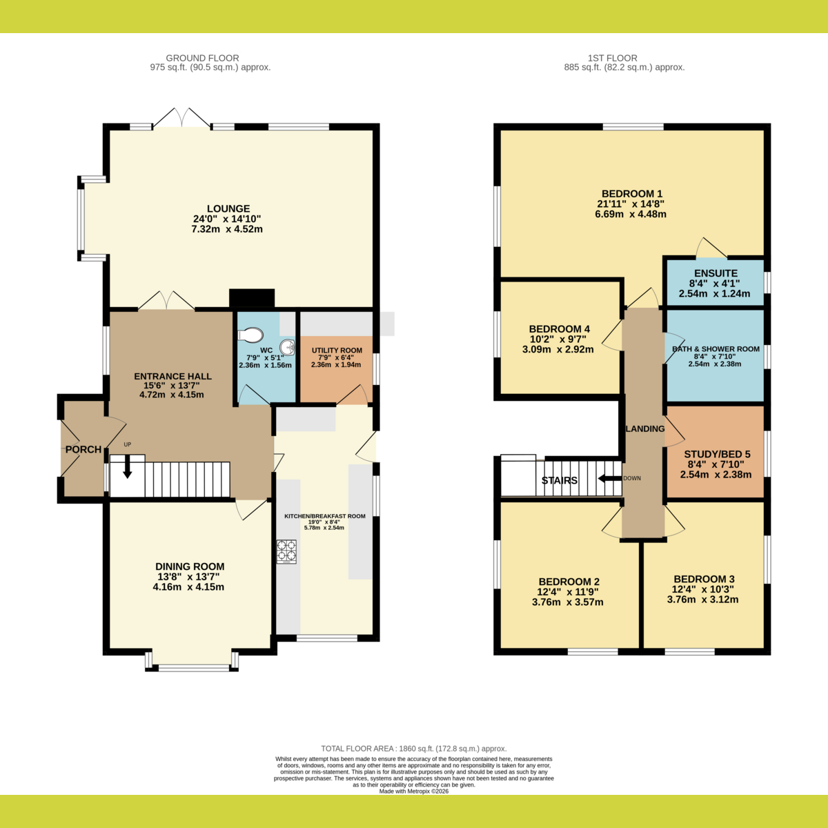 65, Harewood Avenue, Rochford floorplan