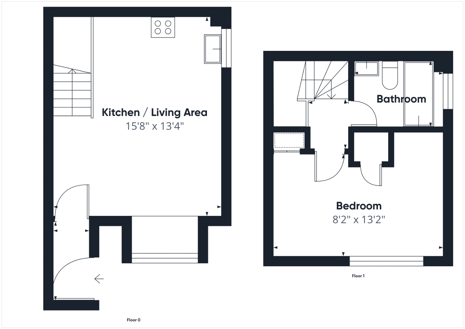 10, Oak Court, Farnborough floorplan