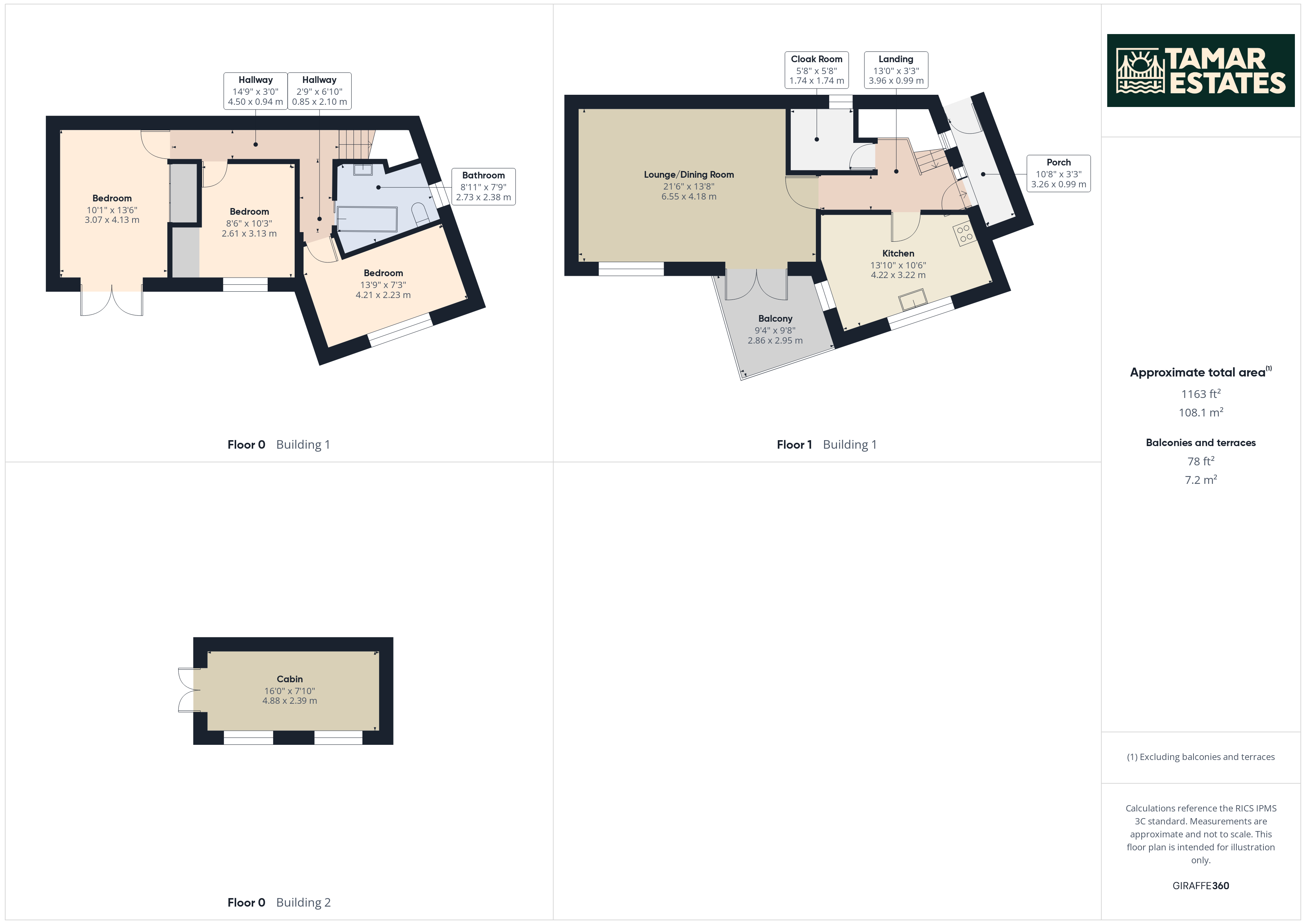 3, Little Dean, Cornwall floorplan