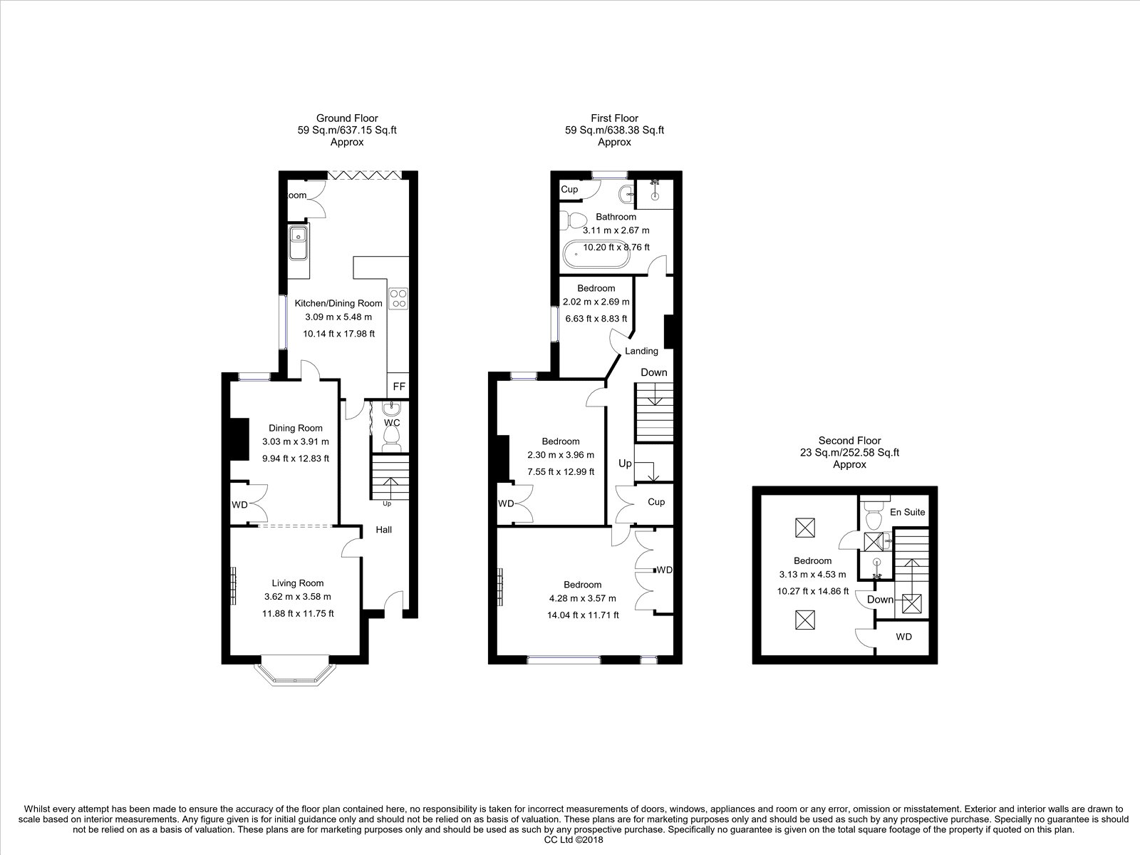 42, Ella Road, Nottingham floorplan