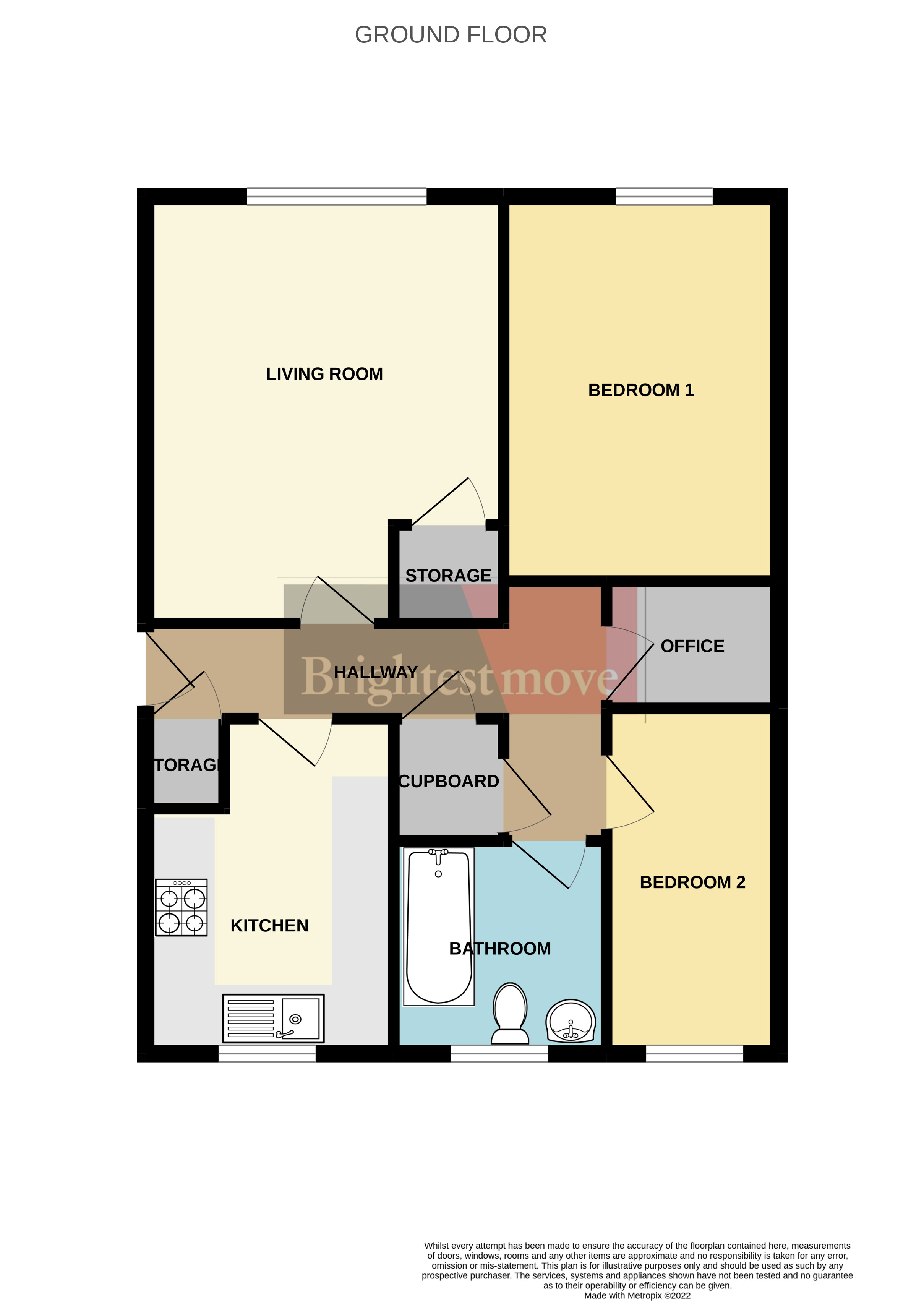 59, Wynter Close, Weston-super-Mare, North Somerset floorplan