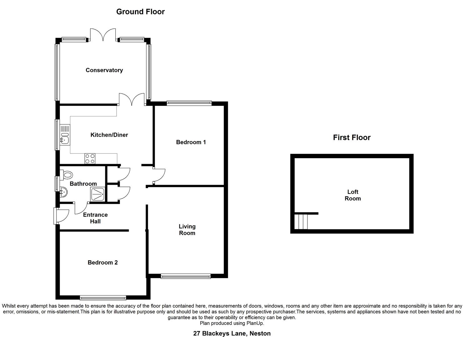 2 Bedrooms Semi-detached bungalow for sale in Blackeys Lane, Neston CH64