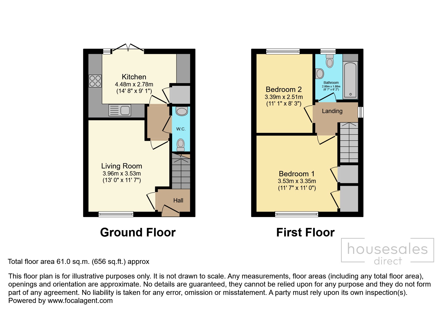 36, Kipling road, Ledbury floorplan