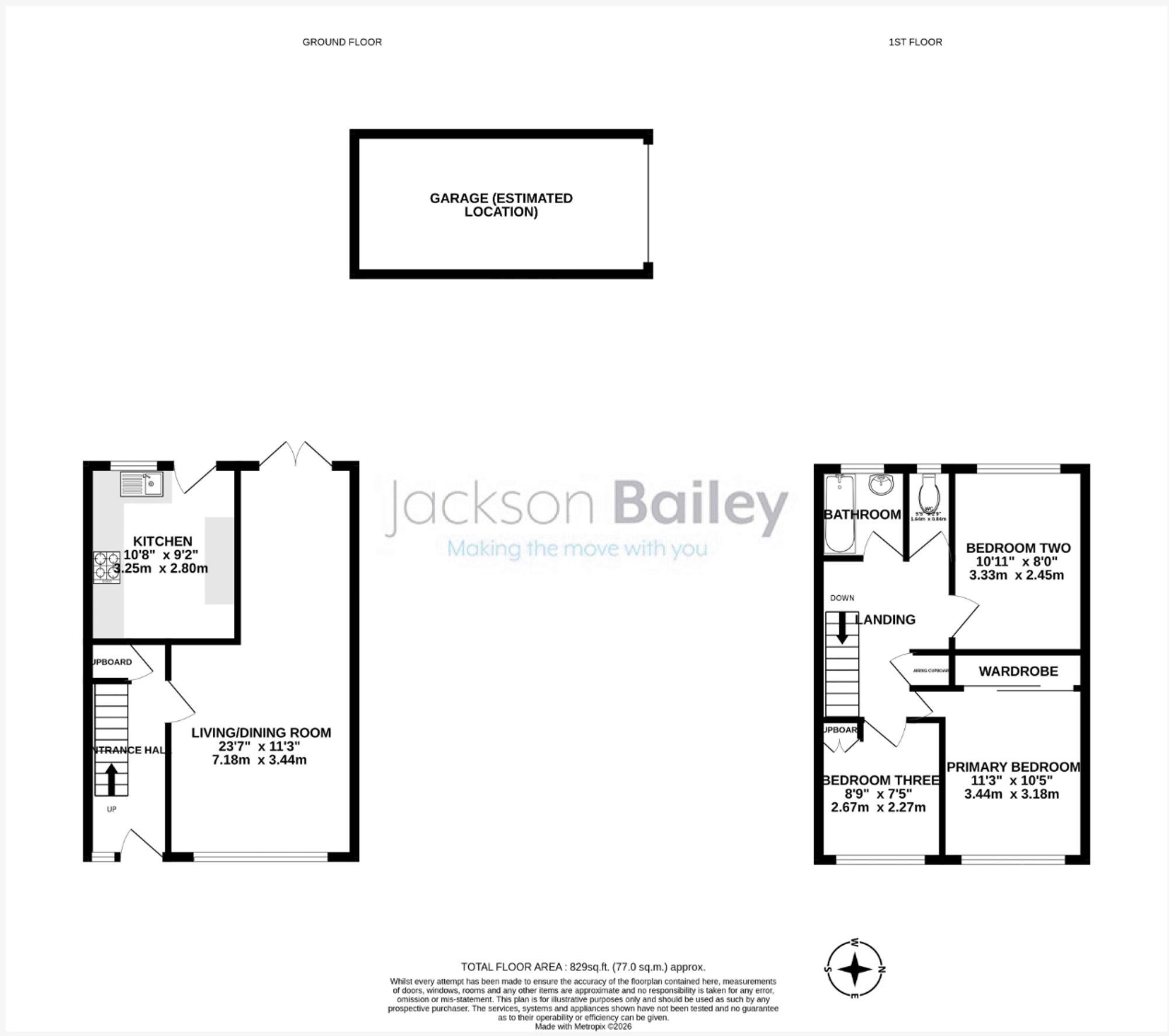 13 Melville Close, Southampton floorplan