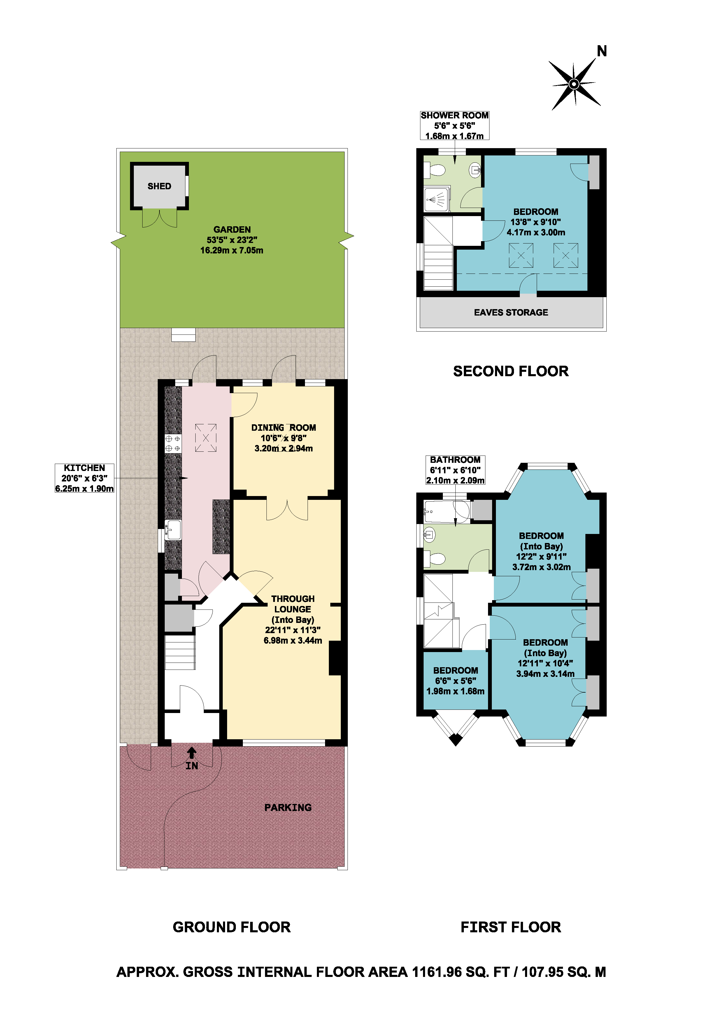 148, Wadham Gardens, Greenford floorplan