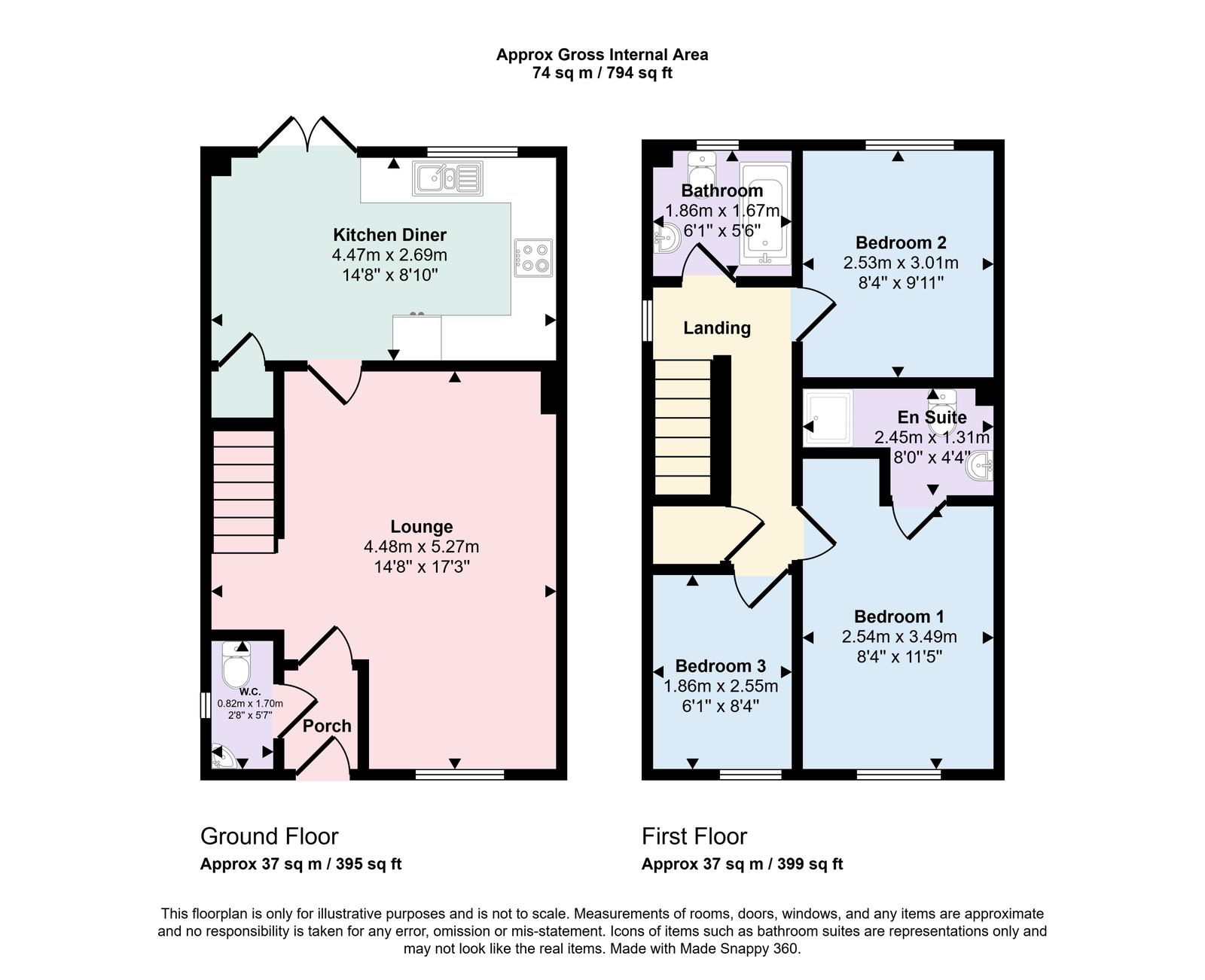 46, Weavers Avenue, Frizington floorplan