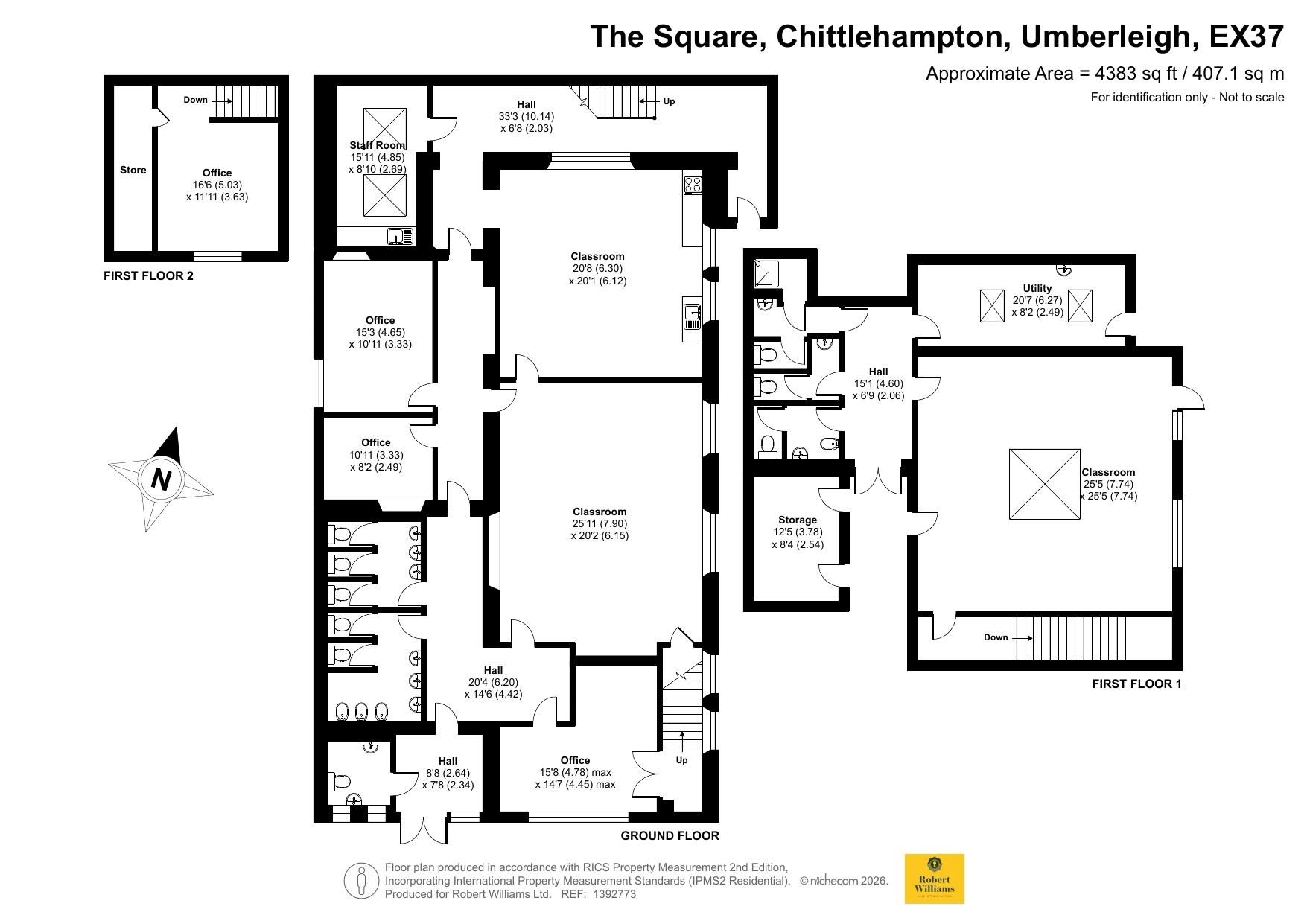 Chittlehampton Church of England  Primary School, The Square, Umberleigh floorplan