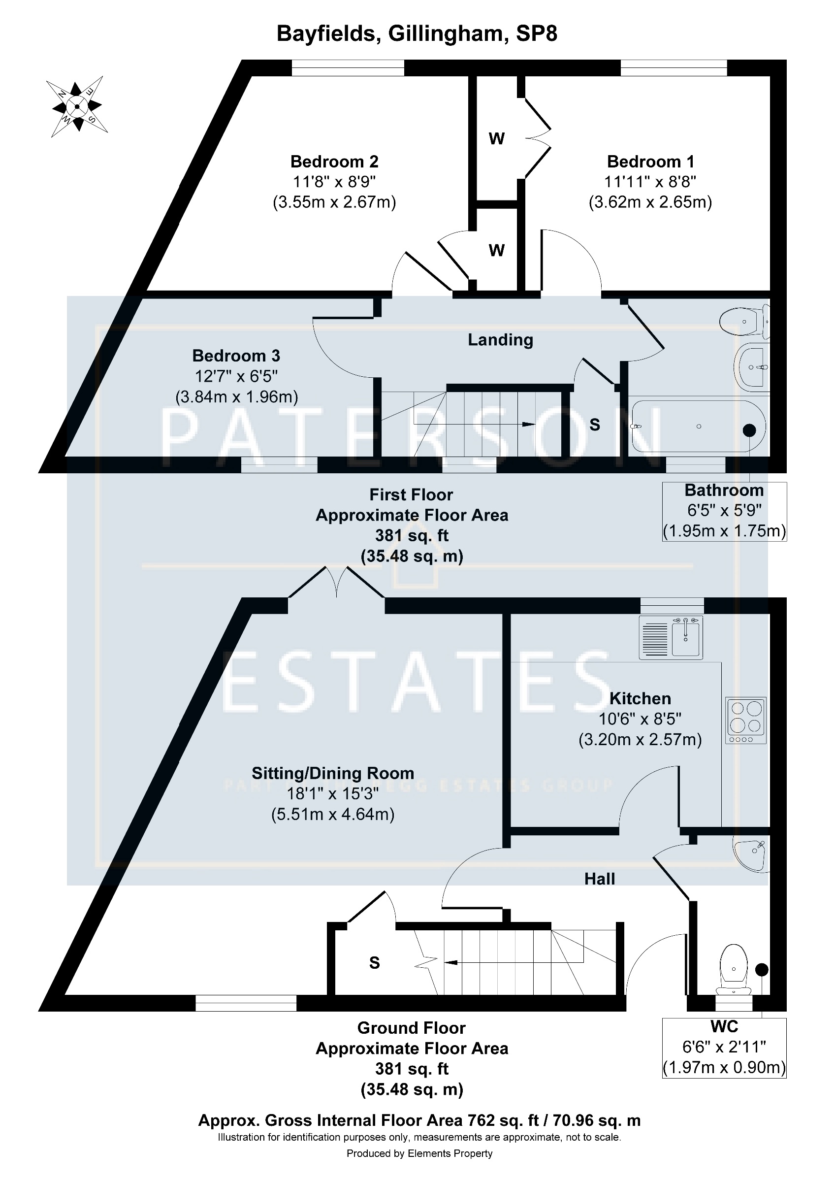 26 Bayfields, Gillingham floorplan