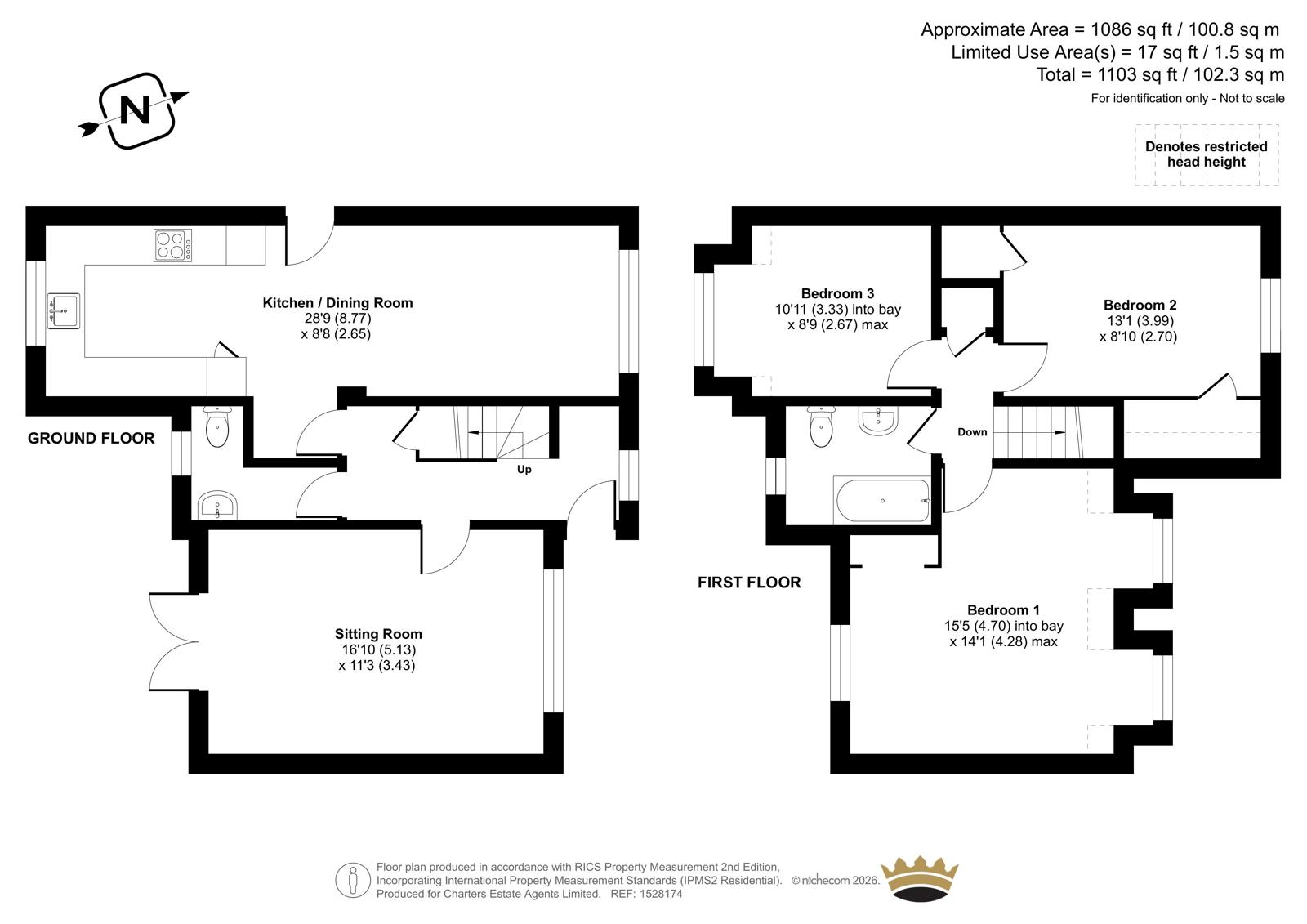 3, Radford Close, Surrey floorplan