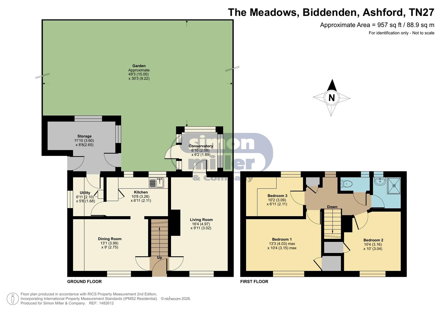33, The Meadows, Ashford floorplan