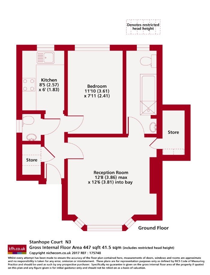 Stanhope Court, London floorplan
