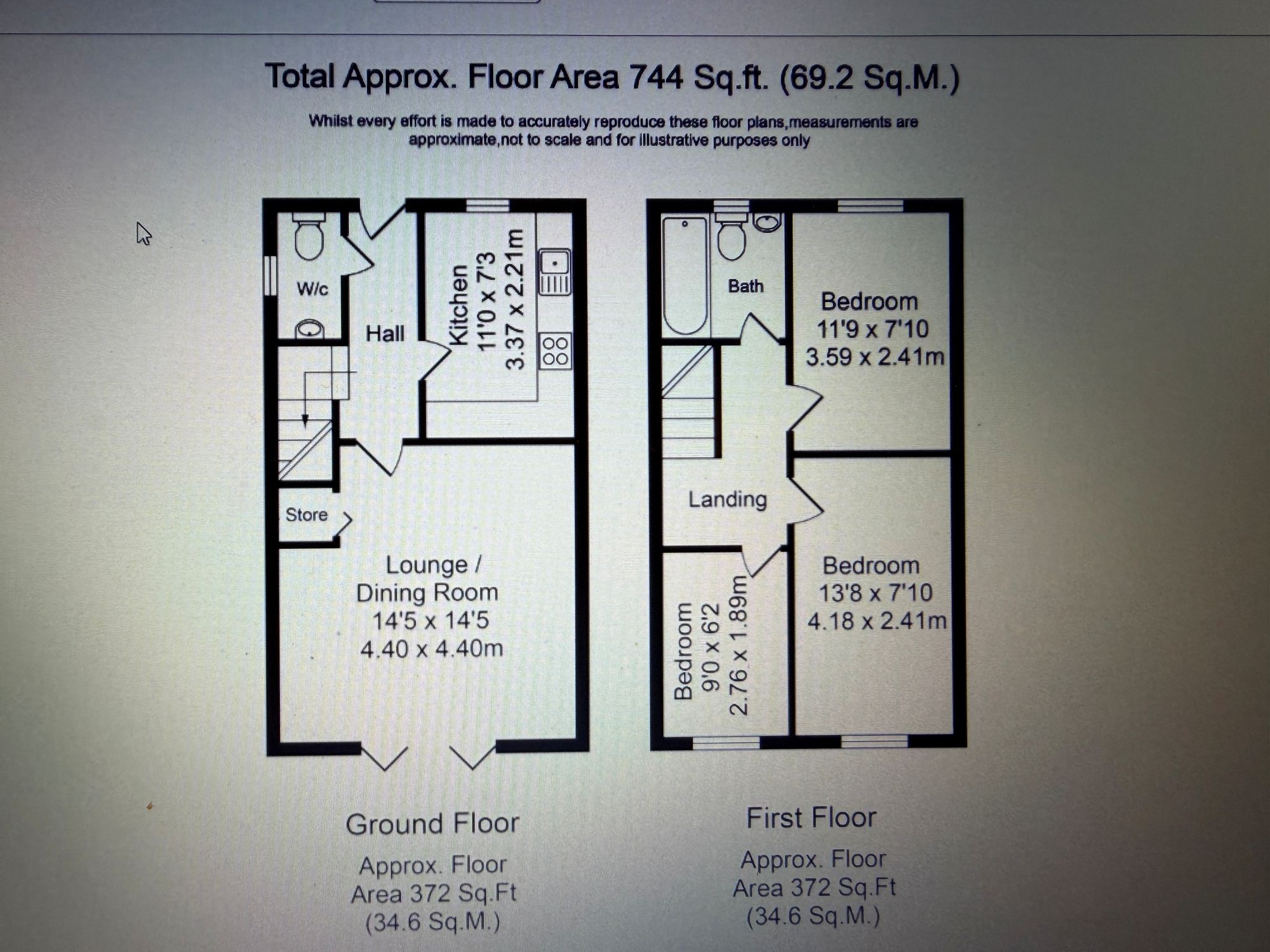 117 Glovers Way, Ormskirk floorplan