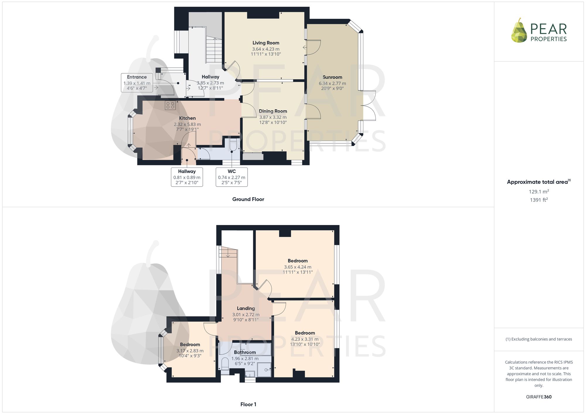 24 Livesay Crescent, Worthing floorplan