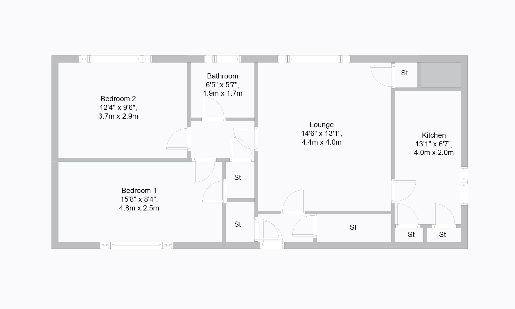 2 Bedrooms Flat for sale in William Booth Place, St Ninians, Stirling FK7