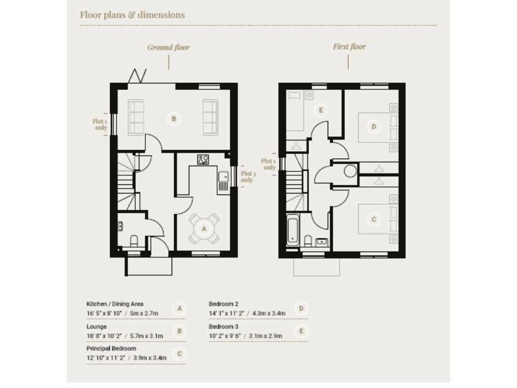 Plot 3, Chiltern View, 5, St. Johns Drive, Aylesbury floorplan