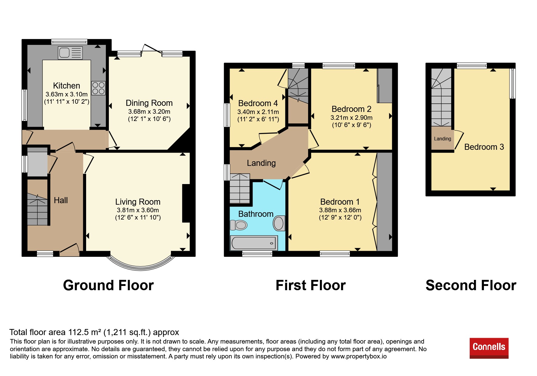 37, Perrins Lane, Stourbridge floorplan