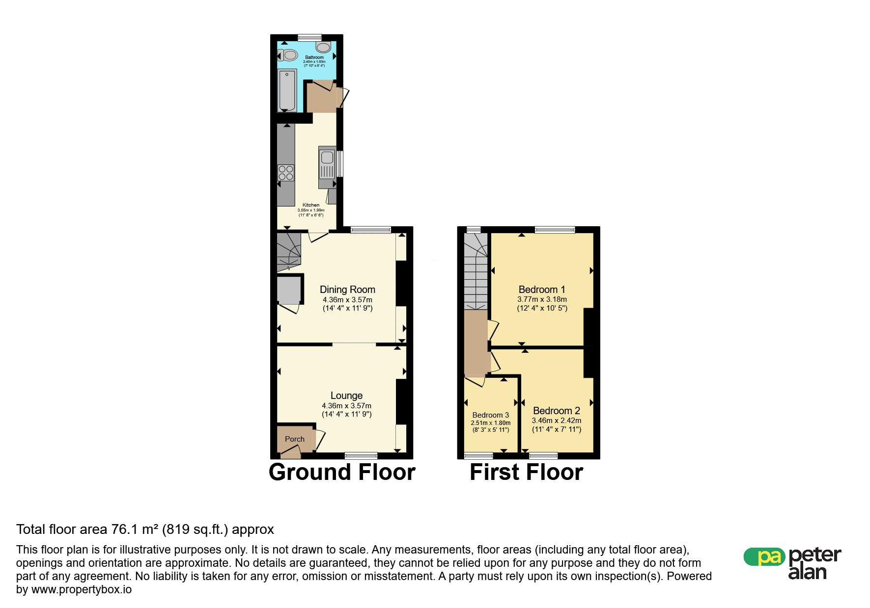 3, Lee Road, Barry floorplan