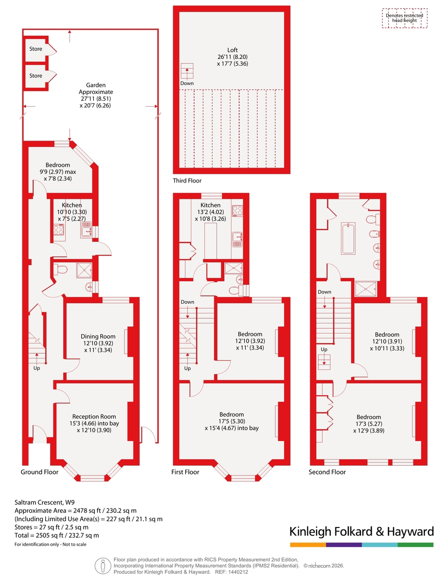 69, Saltram Crescent, London floorplan