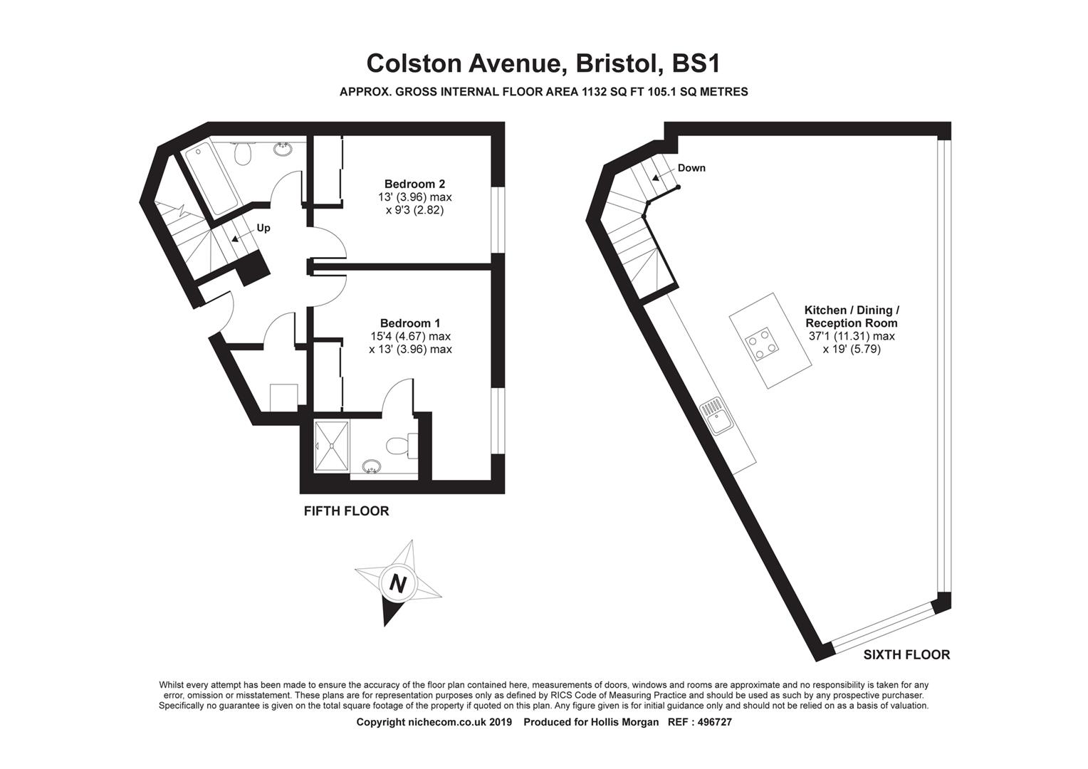 2 Bedrooms  for sale in Colston Avenue, Bristol BS1