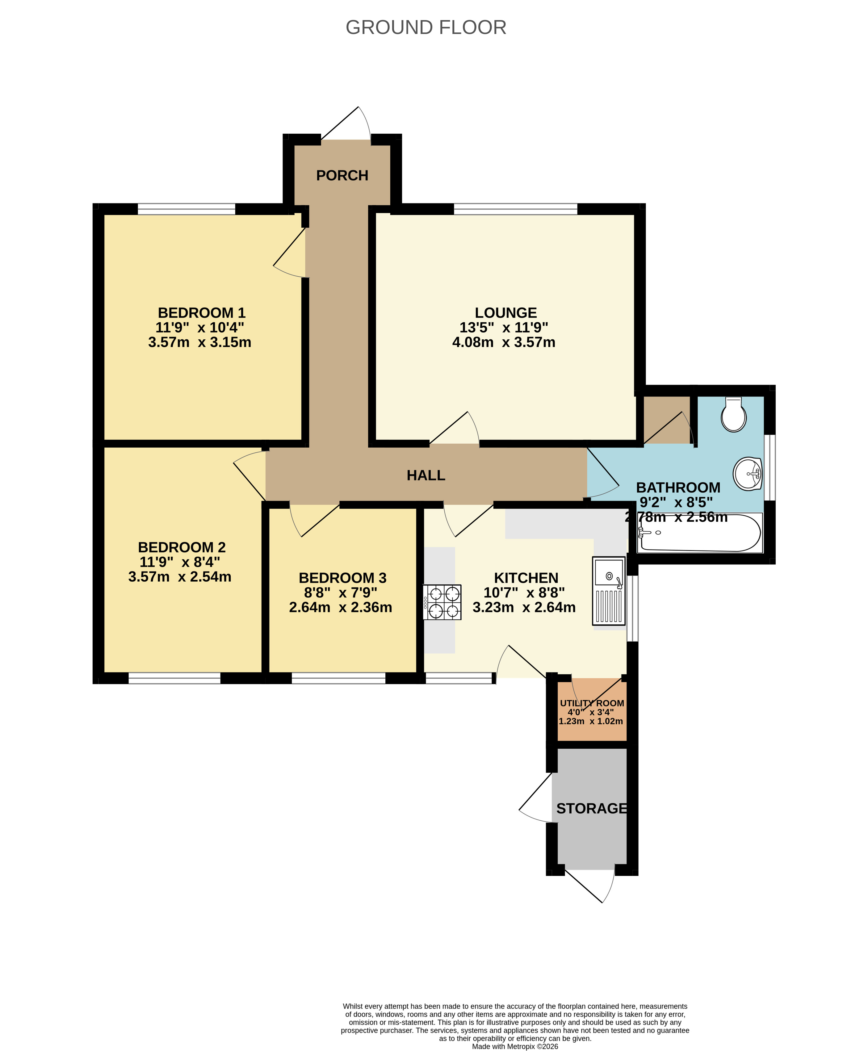 6 Westfield Bungalow,, Mundon Road, Maldon floorplan