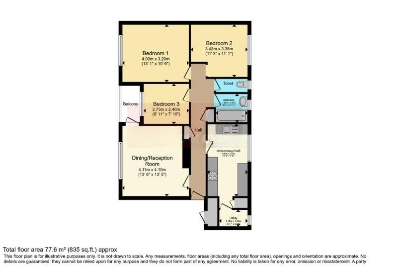 6a, Greenhill Grove, London floorplan