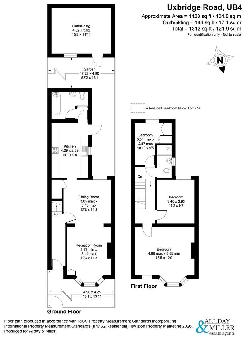 745, Uxbridge Road, Hayes floorplan
