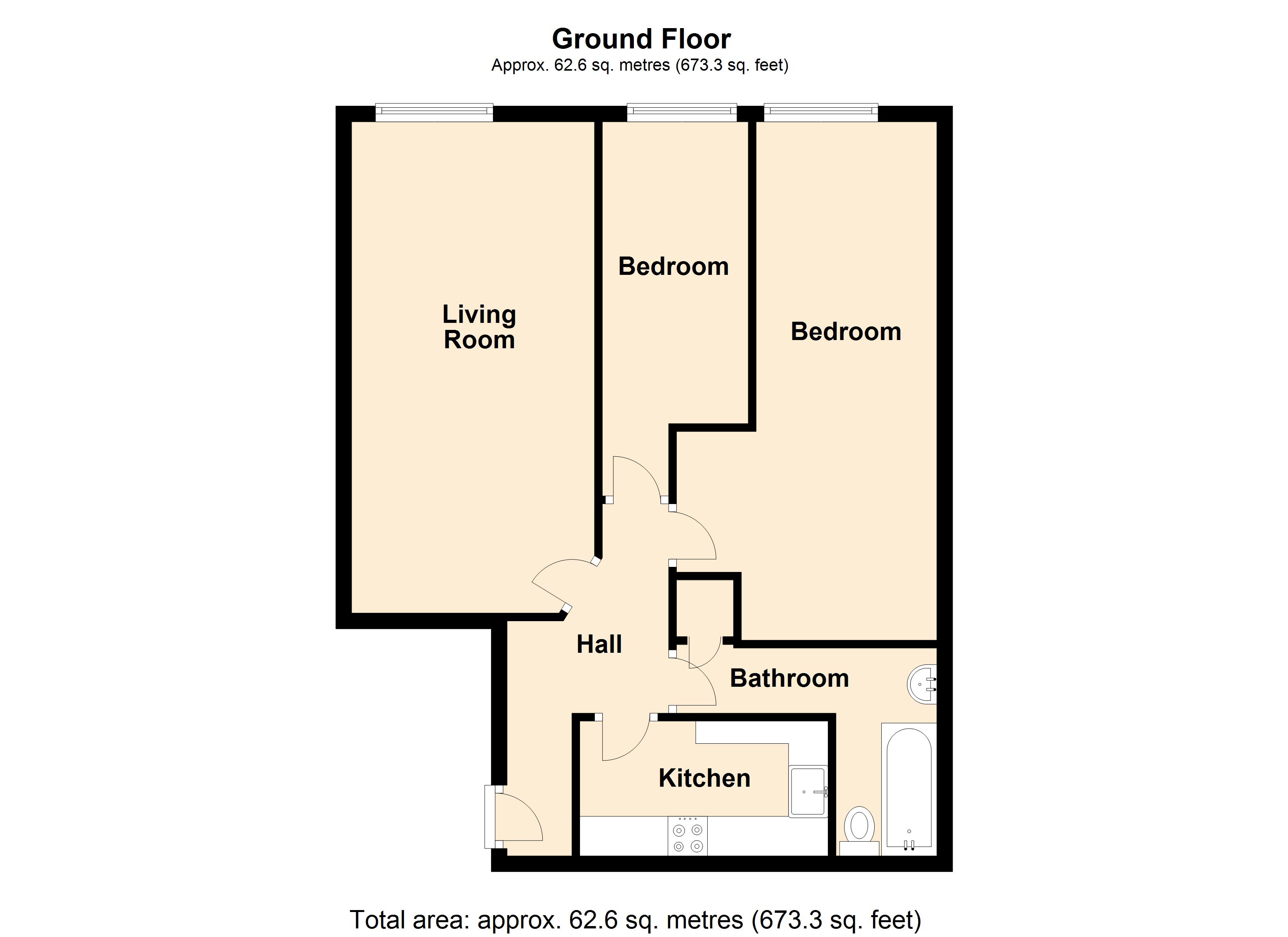 2 Bedrooms Flat for sale in Farrar Court, Bramley, Leeds LS13
