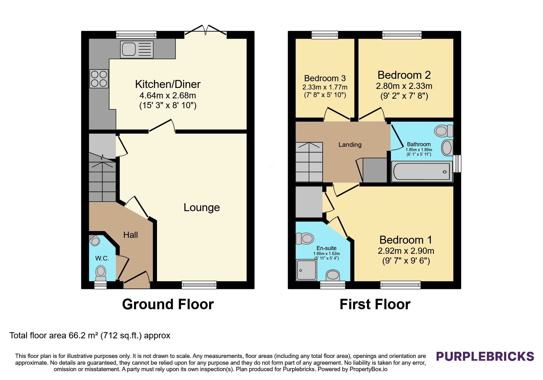 King Street, Chesterfield floorplan